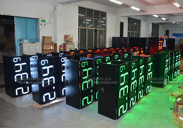 led price gas station