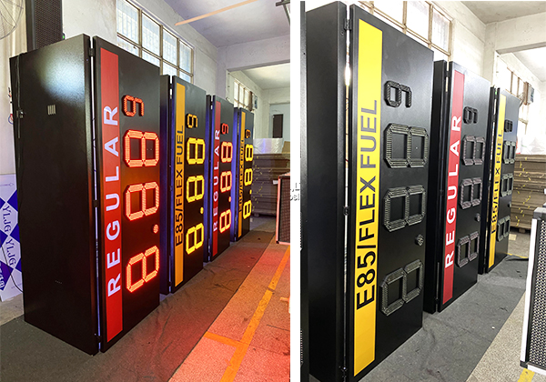 Large led gas prices