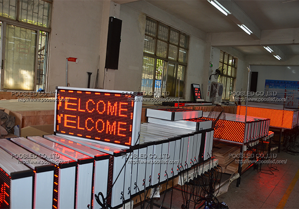 scrolling led message