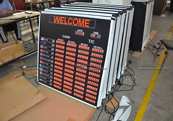led race clock