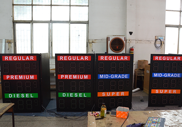 gas price led display sign