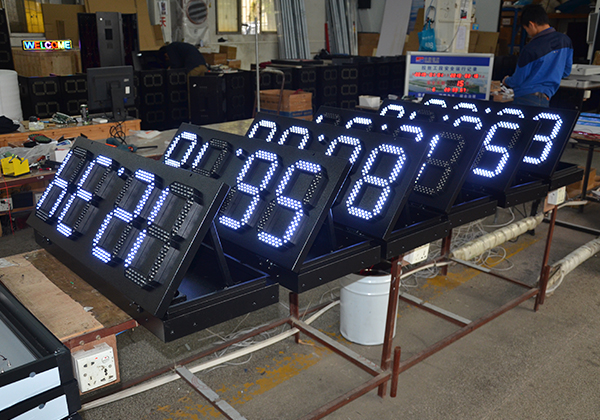 Large led gas prices