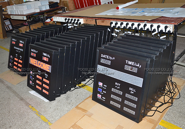 led exchange rate board