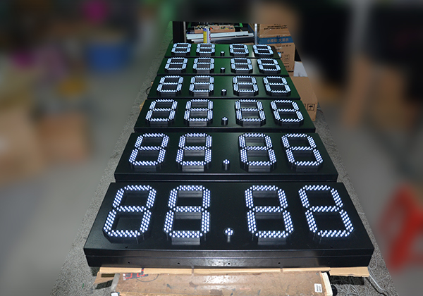 led price sign gas station