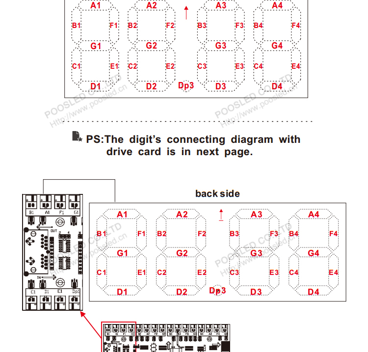 programming 4 digit 7 segment led display