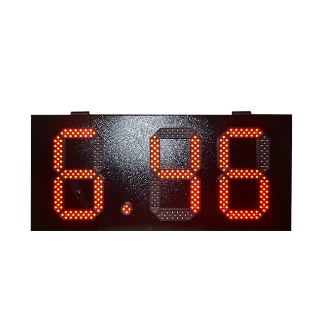 Hot Sale Waterproof 7 Segment 12'' Single Red 8.88 Gas Station Led Display
