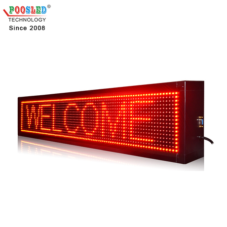 .7M LONG USB LED Sign Scrolling Message  RED P10 Display PHONE PROGRAMMABLE