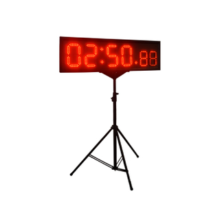 Special Design Waterproof 8''+6'' Red Led Sports Countdown Timer 