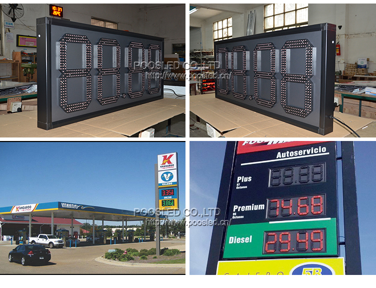 led gas price digital sign