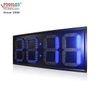High Quality 15 Inch Single Blue Remote Control Led Wall Clock