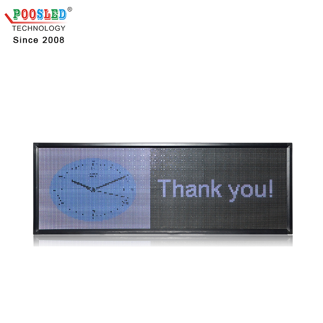 Hot Sale Indoor P7.62 Full Color Wifi Control Led Scrolling Sign