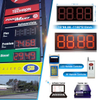 Popular Outdoor Waterproof D15" Red 88.88 Remote Control Led Gas Station Sign