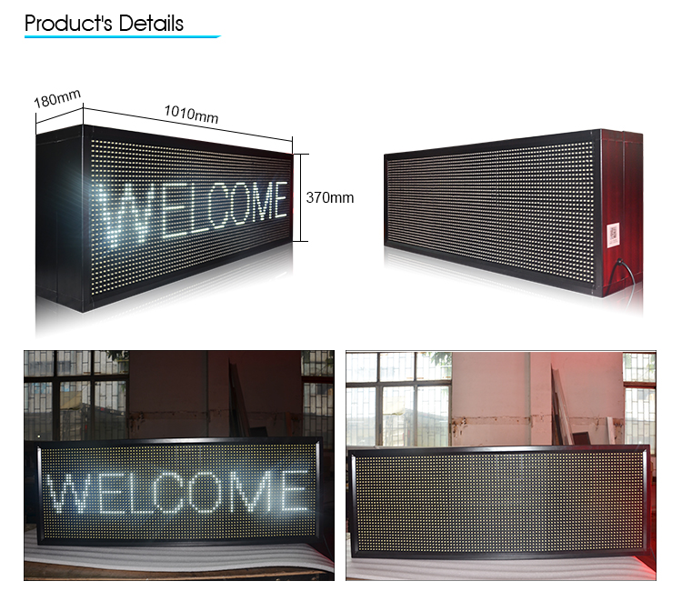 Popular Outdoor Double Sided P10 3x2 White led display board Screen ...