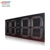 New Arrival 32 Inch Outdoor Large Single Red Led Clock Time Date Temperature Sign