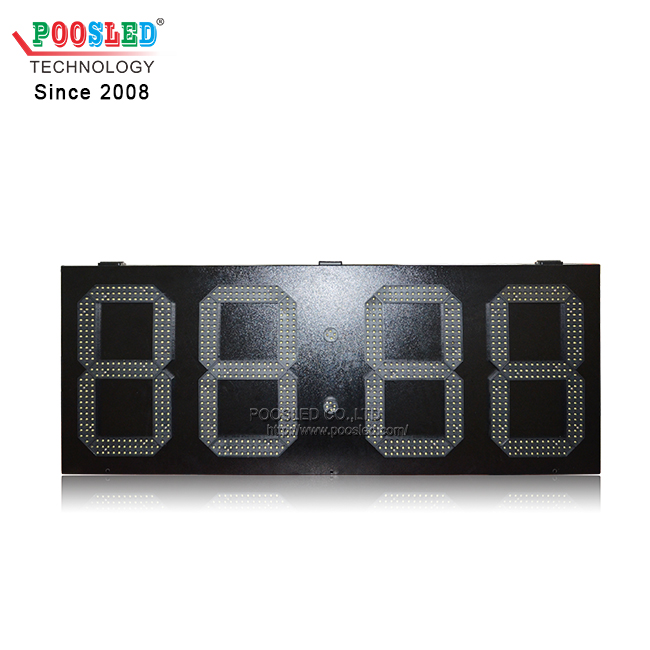 IP53 Outdoor Using Iron Cabinet LED Time And Time & Temperature Sign Wireless Control