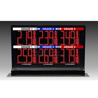 High Brightness Pump Topper Led Gas Price Sign With 5.0” Digits