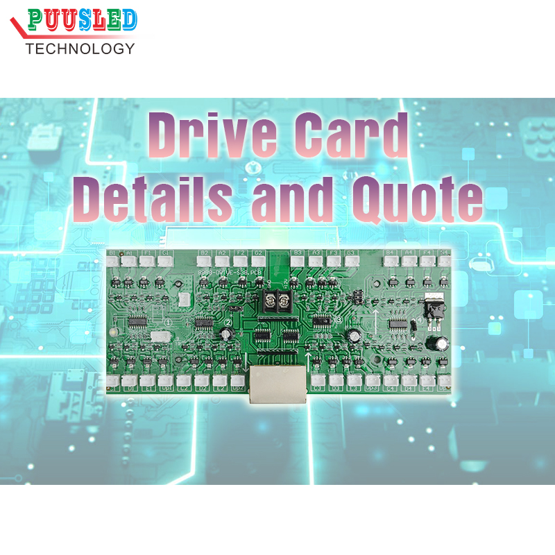 Drive Card Details and Quote