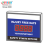 LED Red Color Digit Factory Led Display Product Board Square Led Safety Date Scoreboard