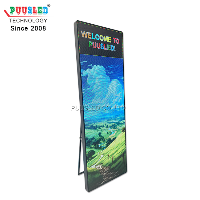 Indoor new vertical display screen store front poster LED display fashionable vertical poster advertising LED display