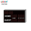 Outdoor tennis player score record sign board LED score record board wireless remote control LED scoreboard for sale