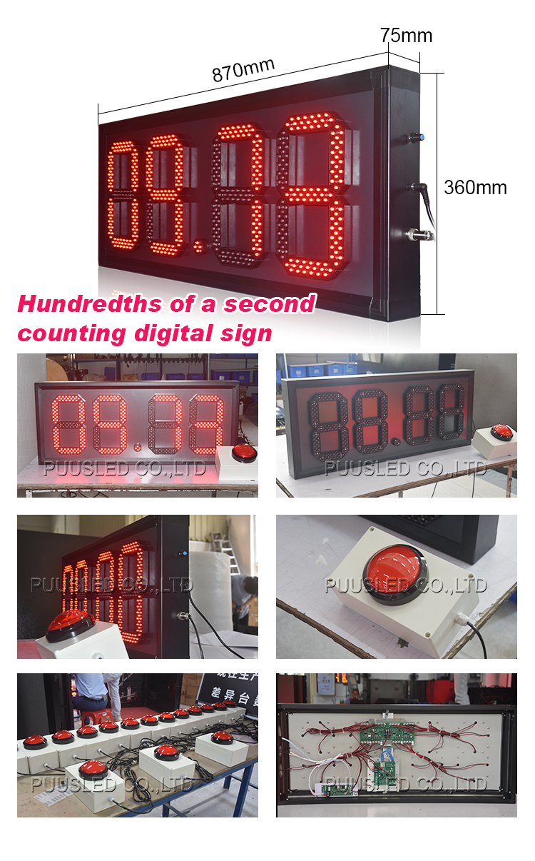 10 Seconds LED clock