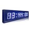Aluminum Frame Indoor LED Digital Wall Clock Timer Brightness Adjustments for Airport Train Shopping Malls Retail Stores Subways