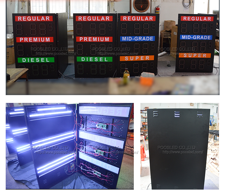 led display for gas station for sale