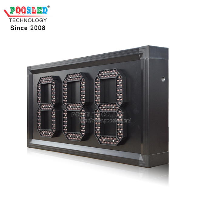High Quality Indoor Using Aluminum Frame LED Countdown Timer IP53