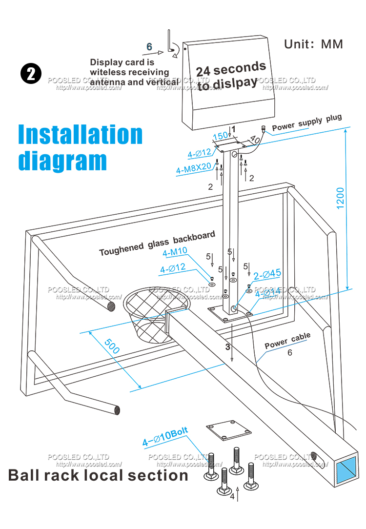 outdoor digital countdown