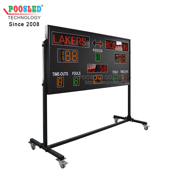 Hot Sale 6 Inch Pcb Digit Electronic Led Basketball Scoreboards