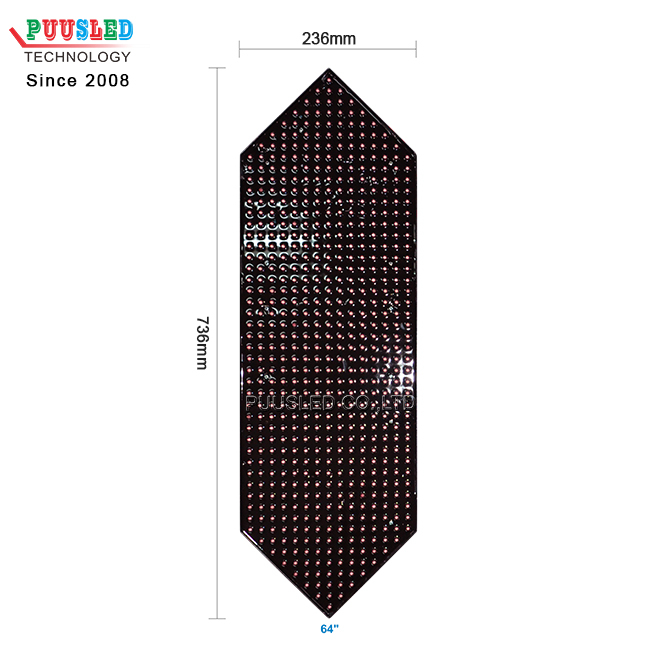 Outdoor 64 Inch LED Digital Number 7 Segment Large Size Digit Module ...