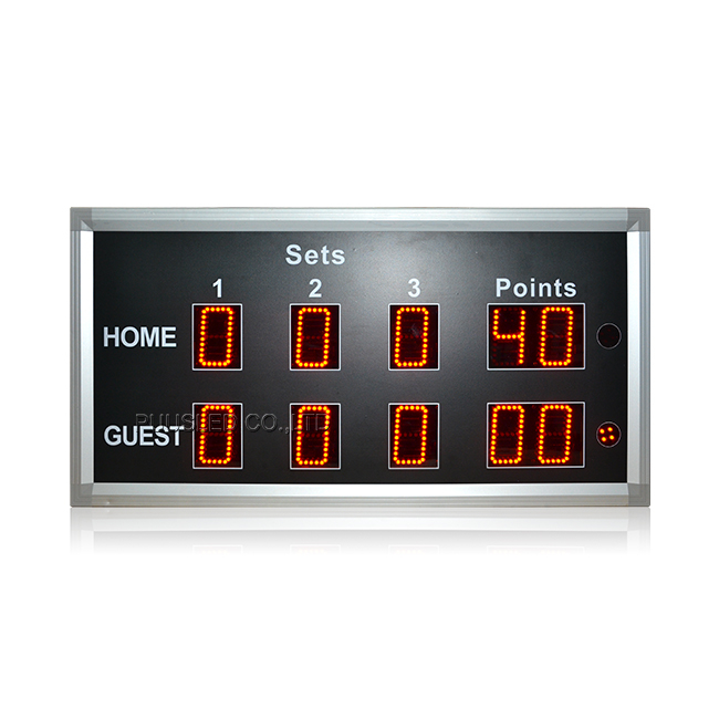 LED electronic sports goal scoreboard LED sport game timer display led tennis scoreboards for sale
