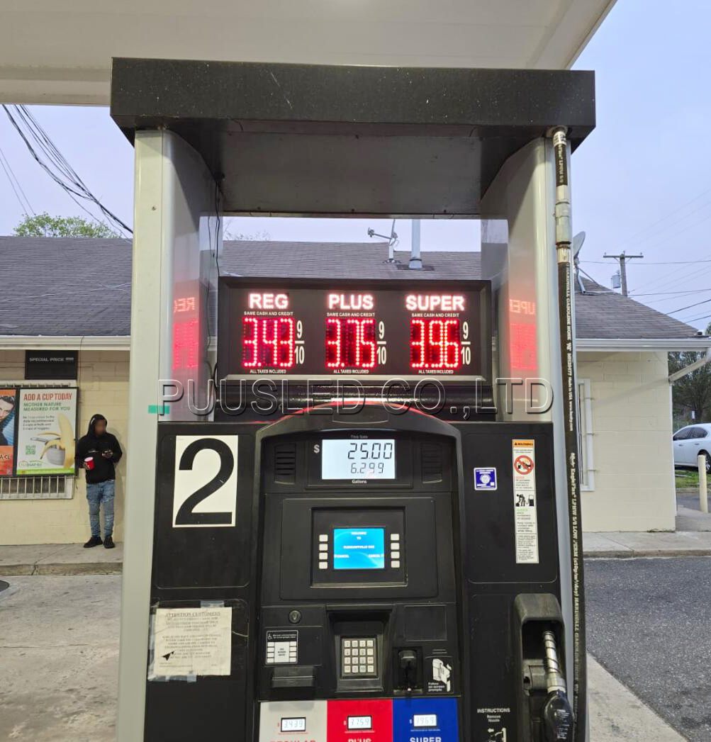 LED gas price signs