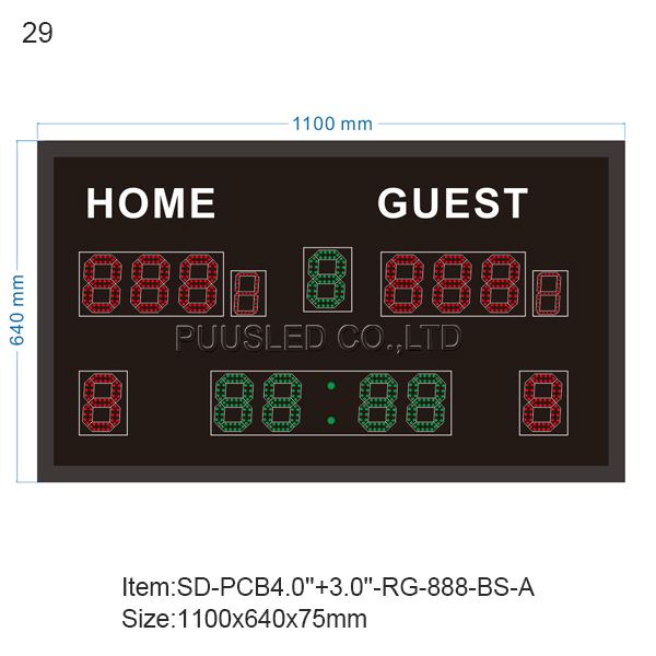 29.SD-PCB4.0''+3.0''-RG-888-BS-A