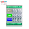 Outdoor Waterproof LED Gas Price Sign White Color LED Digital Number IP65 Oil Price Panel Screen for Sale