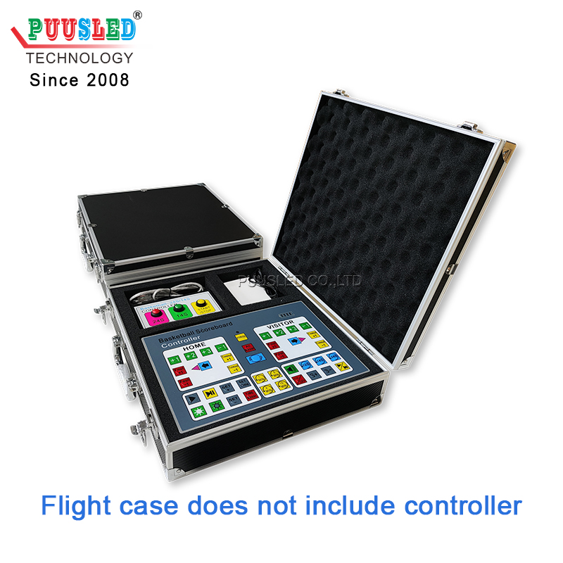 LED Basketball Scoreboard Console Dedicated Flight Case Protects The Console