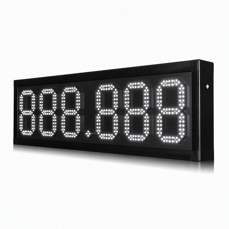 Gas Station Led Fuel Price Sign Outdoor Waterproof Digital Display D8 7 Segment for Nigeria Petrol Station Price Board