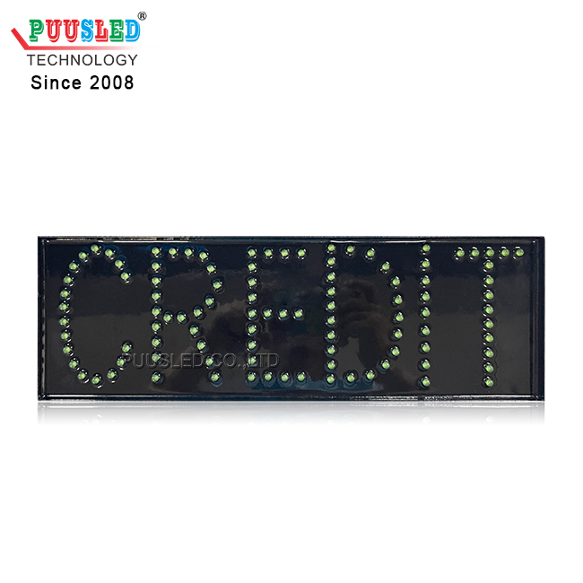 PUUSLED Outdoor LED Gas Price Sign PCB LED CASH and CREDIT Module LED Gas Station Digital Sign Products Parts CASH and CREDIT