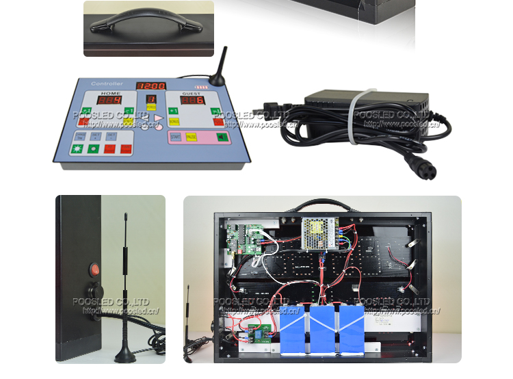 led basketball scoreboard