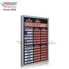 Aluminum Frame LED Exchange Rate Board With LED Scrolling Sign