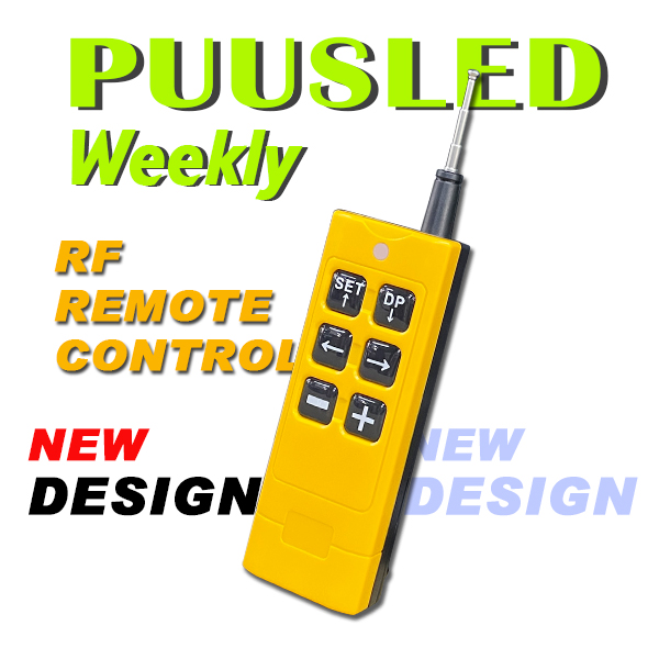 PUUSLED WEEKLY--New design RF remote control