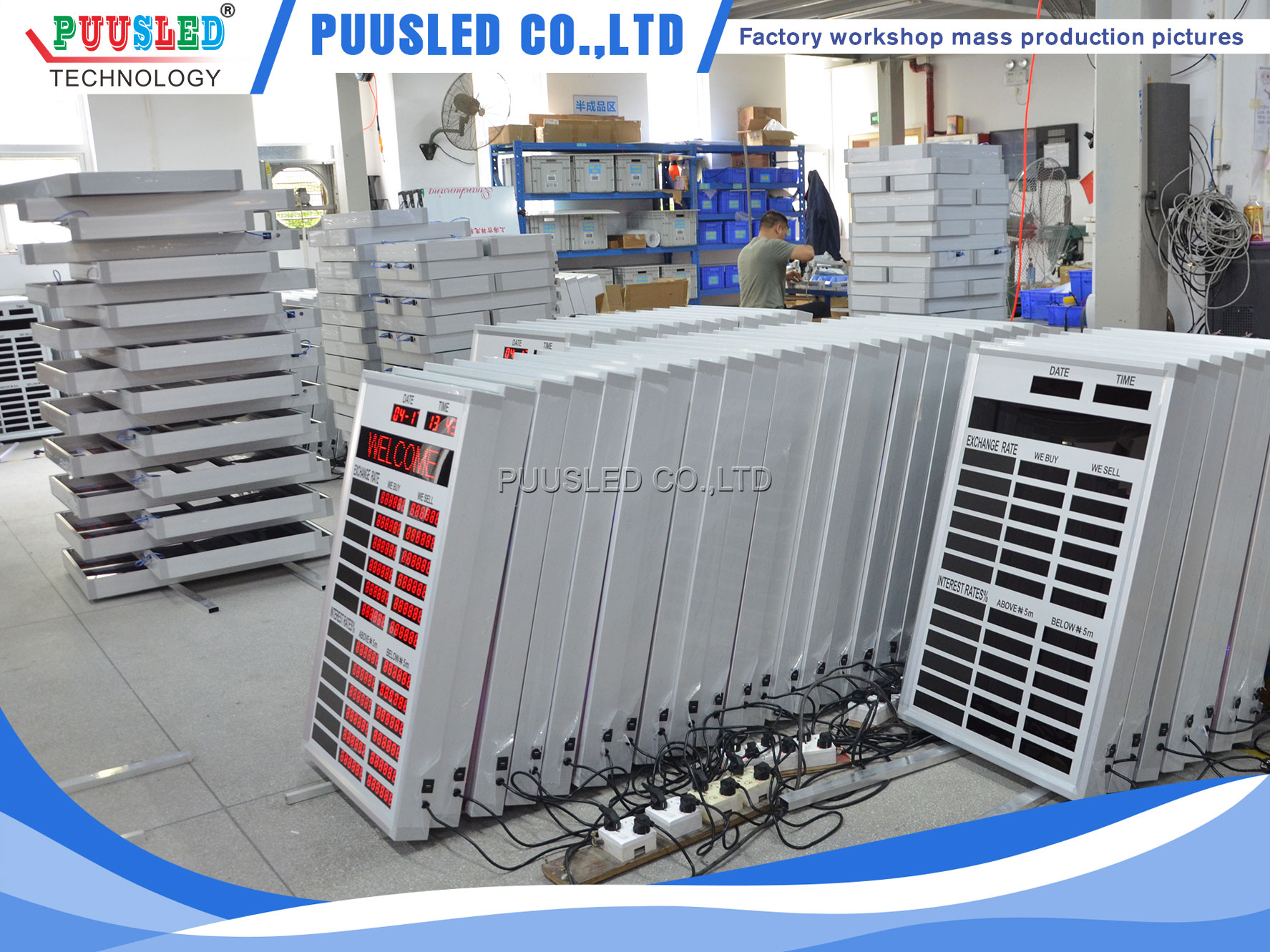 LED exchange rate board