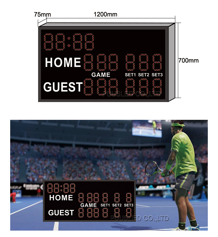 D6''-R-888-TENNIS-SCOREBOARD-A详情