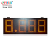 PUUSLED Big Sales Outdoor Brightness LED Gas Price Sign PCB Digital Number 8.888 Yellow Oil Price Board for Gas Station