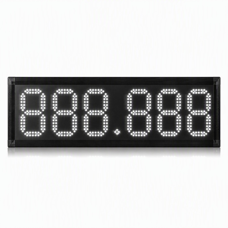Gas Station Led Fuel Price Sign Outdoor Waterproof Digital Display D8 7 Segment for Nigeria Petrol Station Price Board