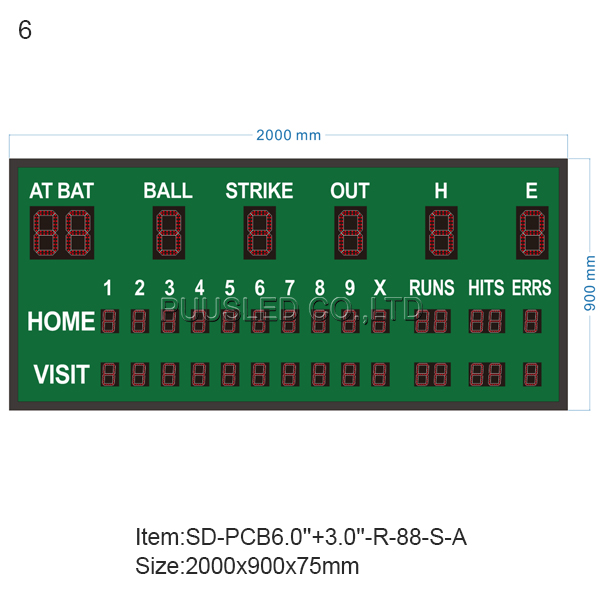 6.SD-PCB6.0''+3.0''-R-88-S-A