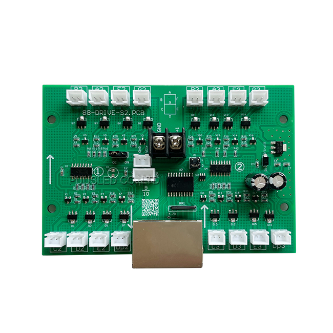 Professional 1A DC-2 Drive LED Digital Control Card for 7Segments Digit Products in Digital Signage and Displays