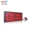 PUUSLED Party Game Challenge 10 Seconds Game Timer LED 7 Segments Digital Red Count up Clock With Start Stop Button