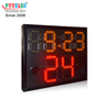 PUUSLED Professional Outdoor High Brightness 7 Segments LED Basketball Scoreboard Shotclocks for Basketball Matches