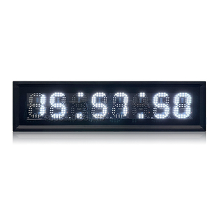Customized Product H:M:S Timer Indoor PCB 7segments Led Digital Number Time and Temp Led Clock Sign